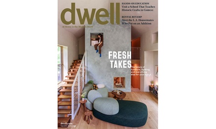One Year Subscription to Dwell - Blue Dolphin Magazines