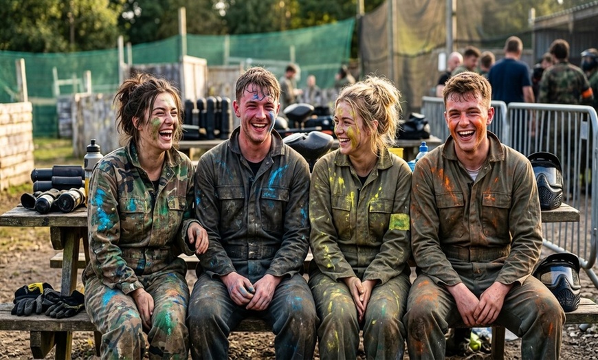 Image 3: Paintball Admission with Gears - Up to 89% Off 