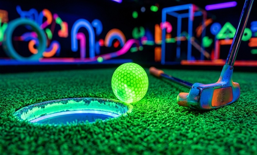 Image 2: Glow-in-the-Dark Mini Golf – Oklahoma City
