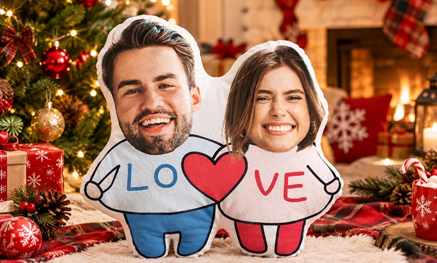 Image 10: Up to 81% Off Personalized Face Pillows from Justyling