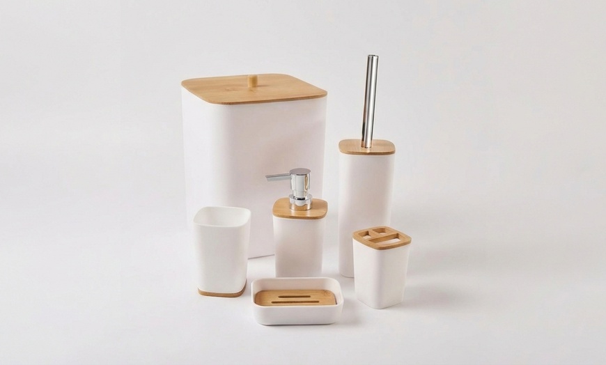 Image 4: Set complet de 6 accessoires pour salle de bain