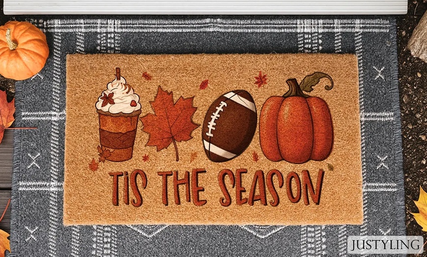 Image 2: Personalized Halloween Themed Doormats! 