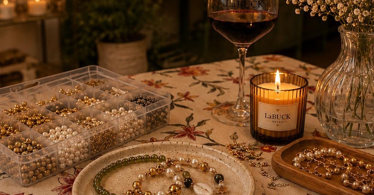 Taller de creación de joyas personalizadas con vino o sangría en Madrid