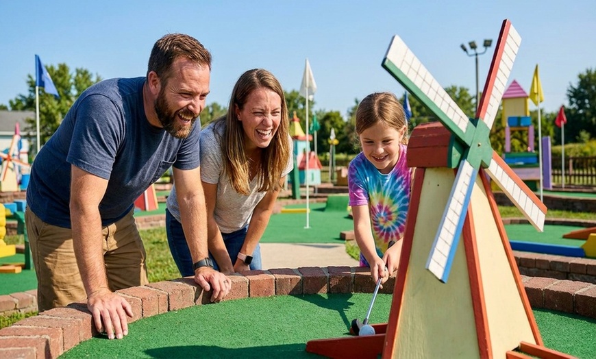 Image 5: Enjoy mini golf and batting cage fun for 2 or 4 rounds