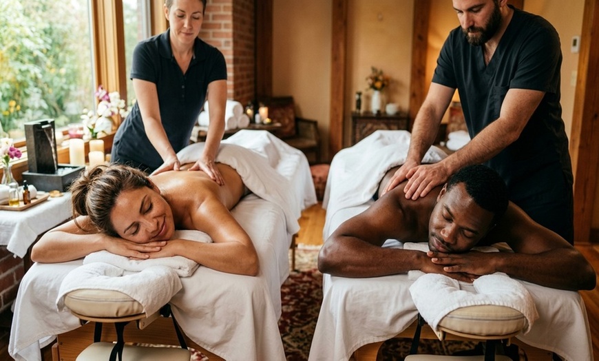 Image 4: Melt Away Stress Solo or With Your Partner with Luxury Body Massage