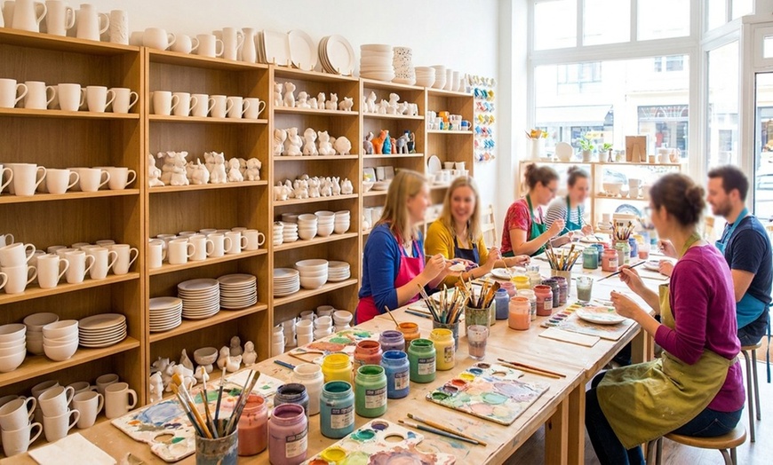 Image 3: Pottery Painting Course: Take Home Your Art Same Day