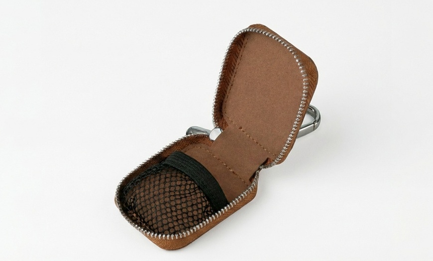 Image 4: Custodia protettiva per auricolari con portachiavi