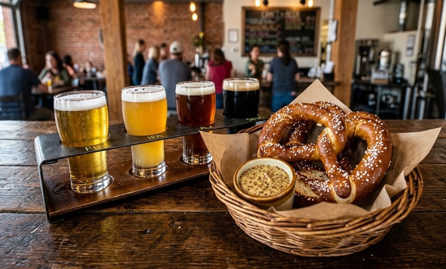 Image 3: Enjoy a Tasting Flight and Pint Experience for Any Group Size