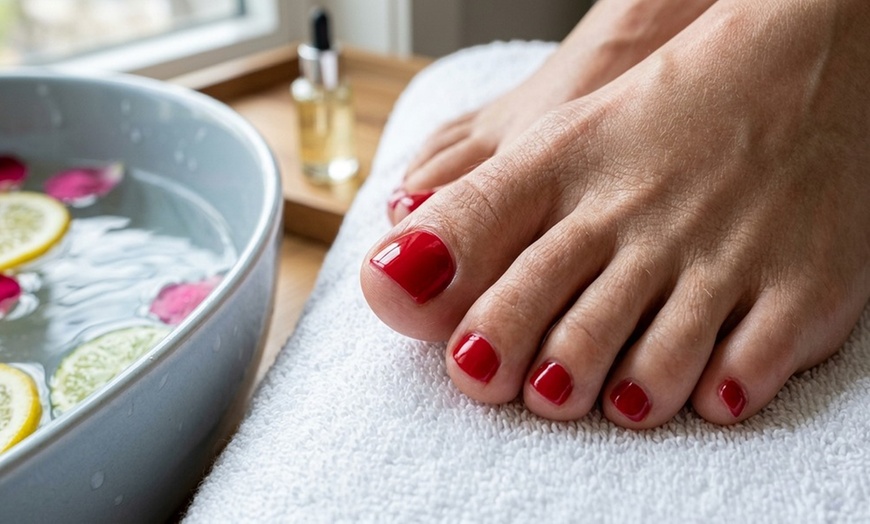 Image 6: Pamper Yourself: Basic or Classic Mani-Pedi with Vinylux Polish