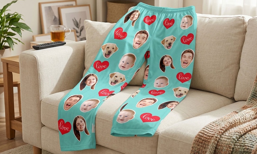 Image 9: Custom Photo Pajama Set from Justyling — Full or Half Set