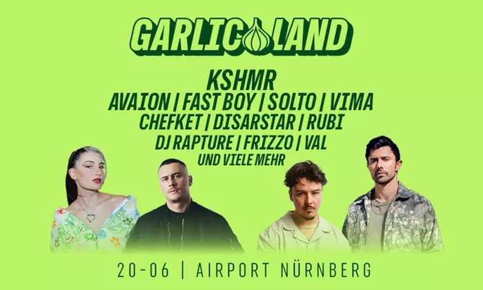 Garlic Land Festival am 20.06.26 am Airport Nürnberg