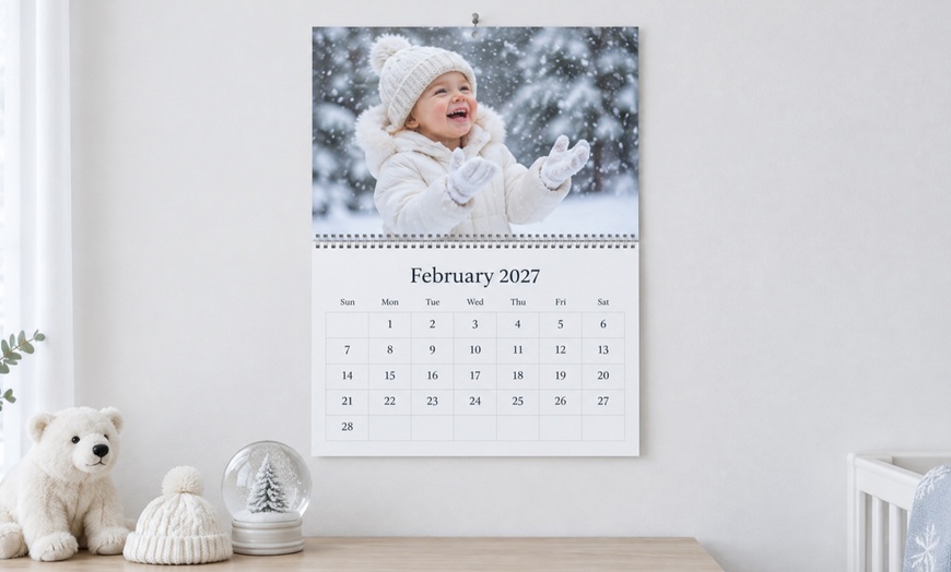 Image 5: Personalize a photo wall calendar of memories to jazz up your home!