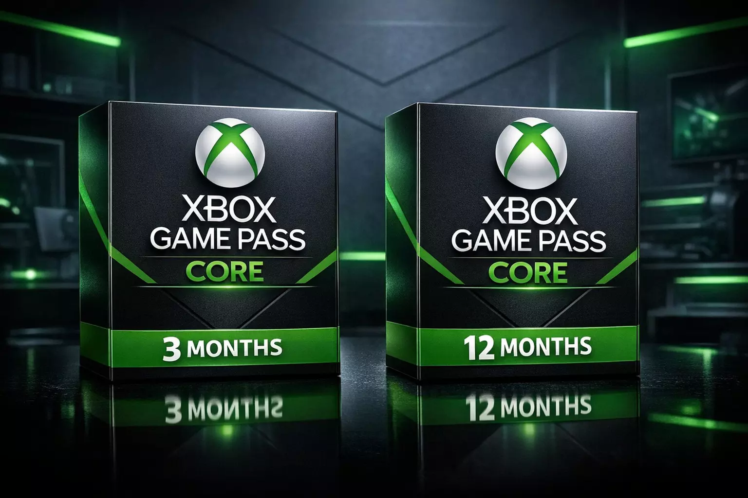 Xbox Game Pass Essential Subscription USA - Online Multiplayer & 25+ Games - 3 or 12 Month Instant Digital Delivery