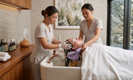 EARLY BIRD PRICING - LIMITED SUPPLY: One 60-Minute Head Spa Session with Facial Treatment and Scalp Massage - Revive Head to Toe Spa NYC