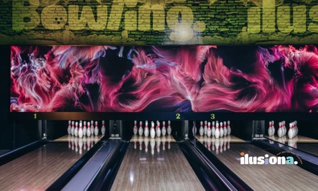 MADRID: Ilusiona Diversia S D festivo o víspera - 2 partidas de bolos zapatos snack y bebida para 1 persona