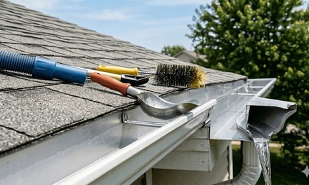 Gutter Cleaning for a One Story Home - Final Touch Home Care