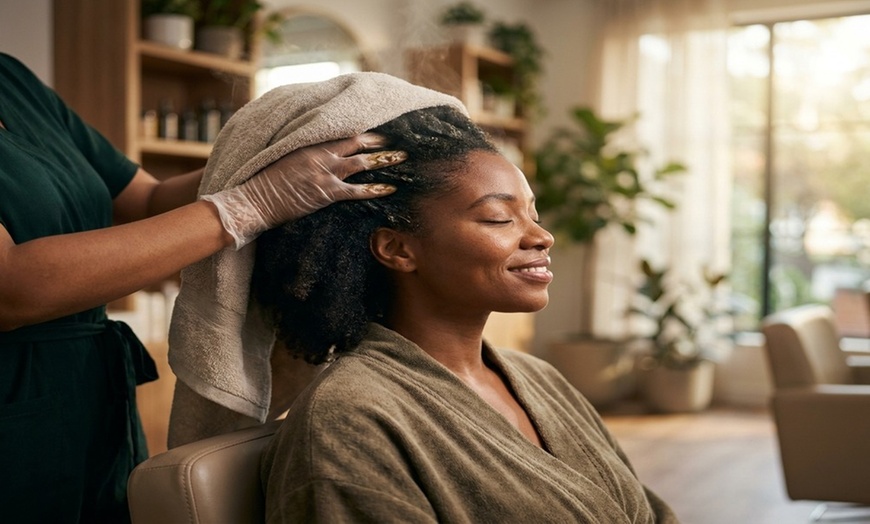 Image 8: Solo or Couples 75-Minutes Deluxe Scalp Therapy + Hair Treatment