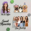 Image 24: Custom Photo Acrylic Fridge Magnets with Texts | Acrylic Gifts