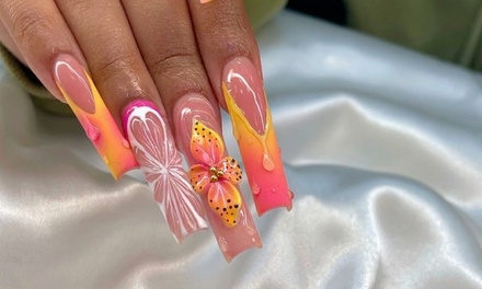 Gel X With Tier 1 Design - Simplyssity Nails