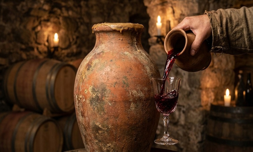 Image 4: Uncork History: Ancient Amphorae Wine-Making Process Tour and Tasting 