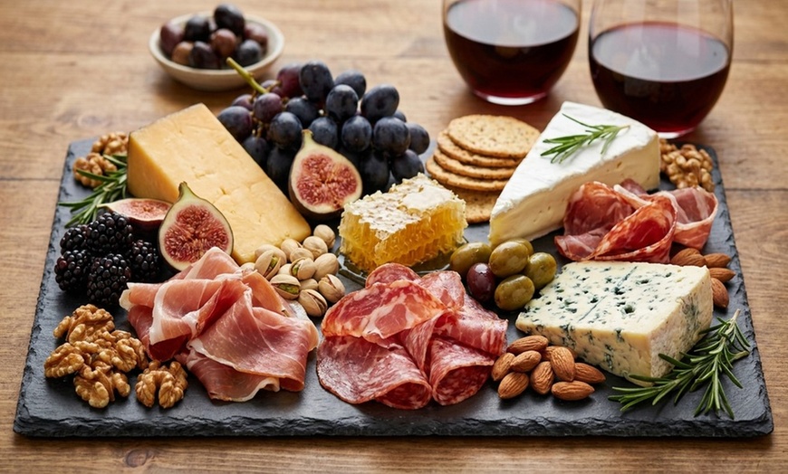 Image 7: Wine Tasting with Shareable Appetizer Plate for Two
