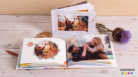 Fotolibro personalizado tamaño A5: Tapa dura / 40 páginas / 2 fotolibros