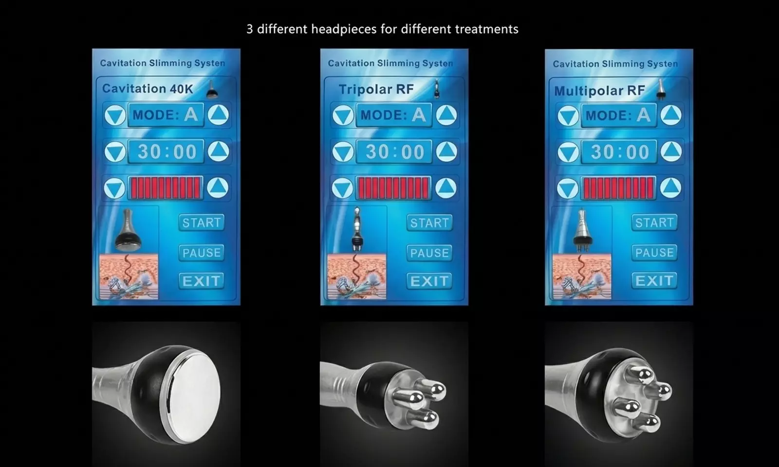 Dispositif EMS multifonction 3-en-1