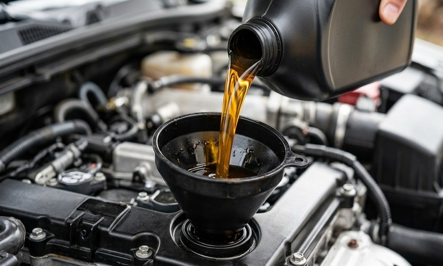 Image 3: Full Synthetic or Synthetic Blend Oil Change