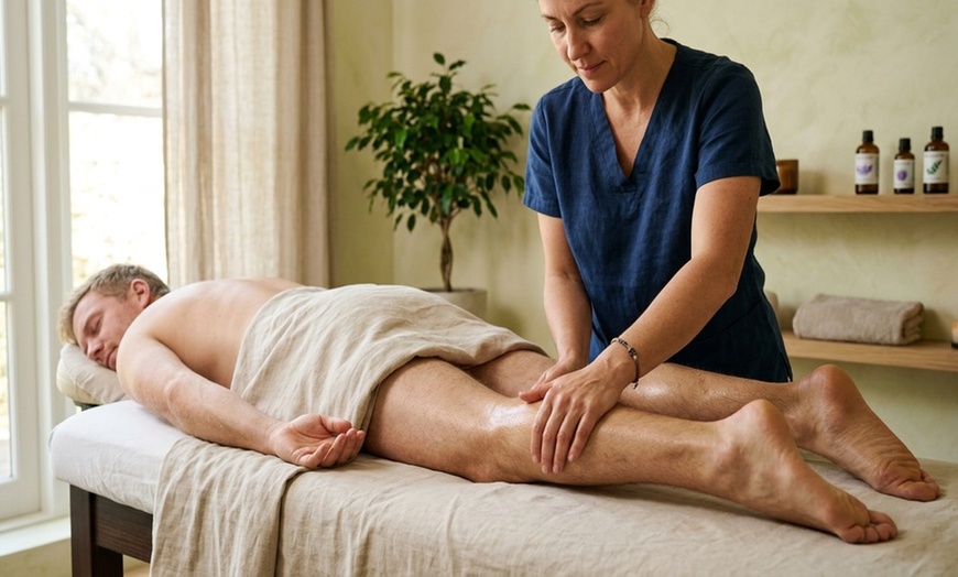 Image 5: 60-Minute Lymphatic Drainage Compression Massage Session