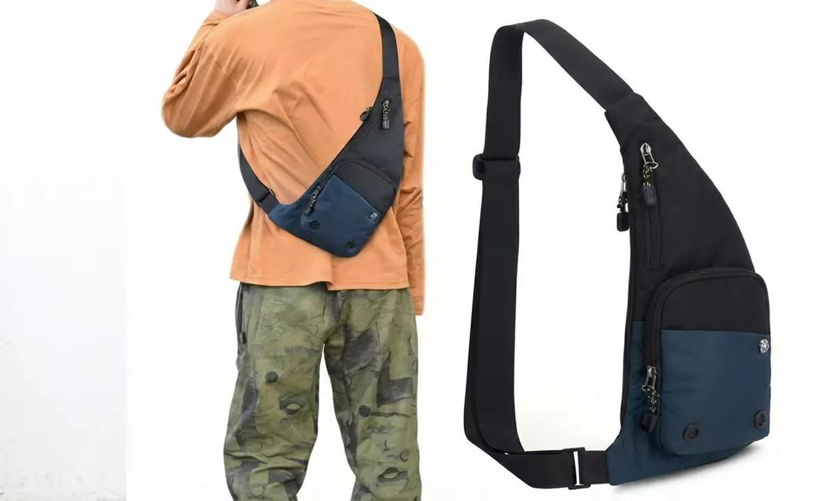 Brusttasche mit verstellbarem Tragegurt