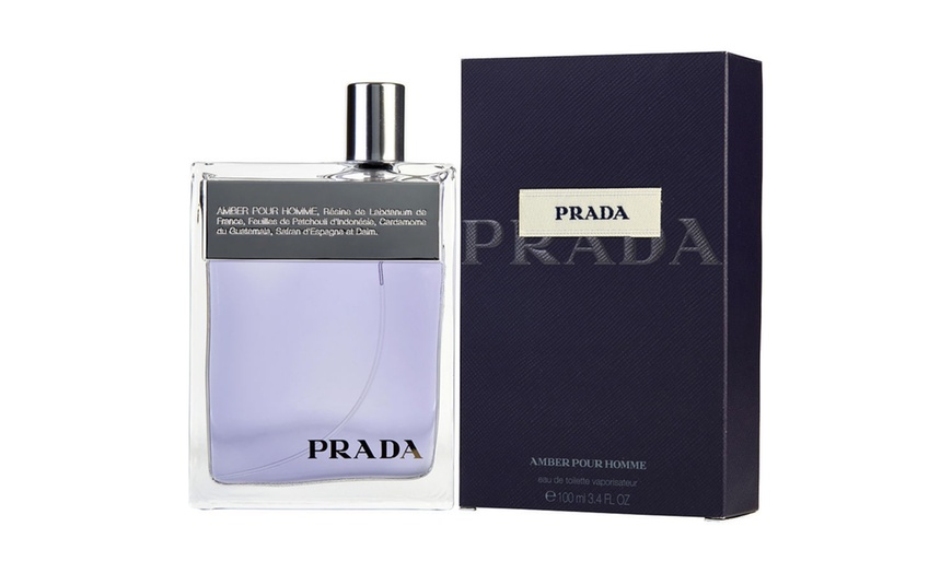 Image 2: Prada Amber Pour Homme Eau de Toilette Spray for Men 3.4 Fl. Oz.