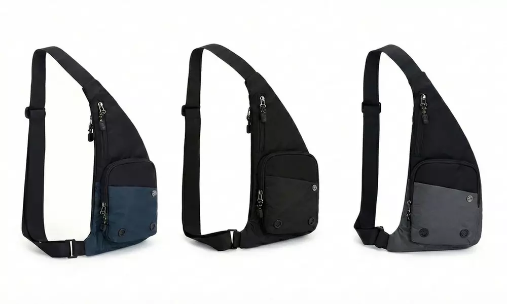 Brusttasche mit verstellbarem Tragegurt