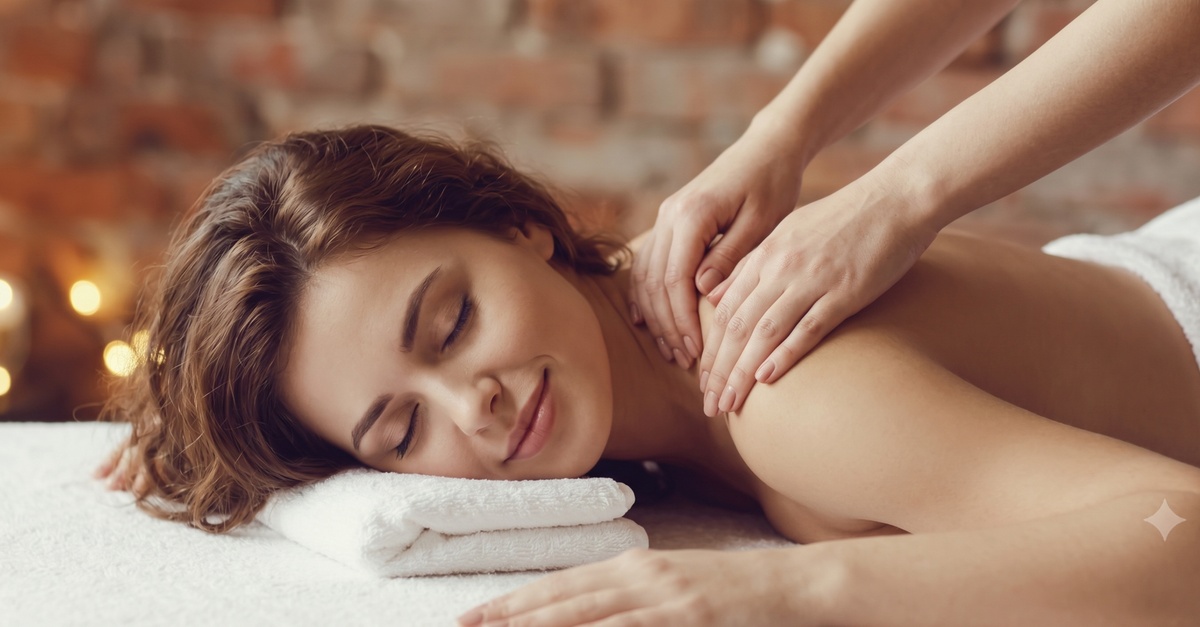 Masaje relajante para espalda, cuello y piernas en Madrid