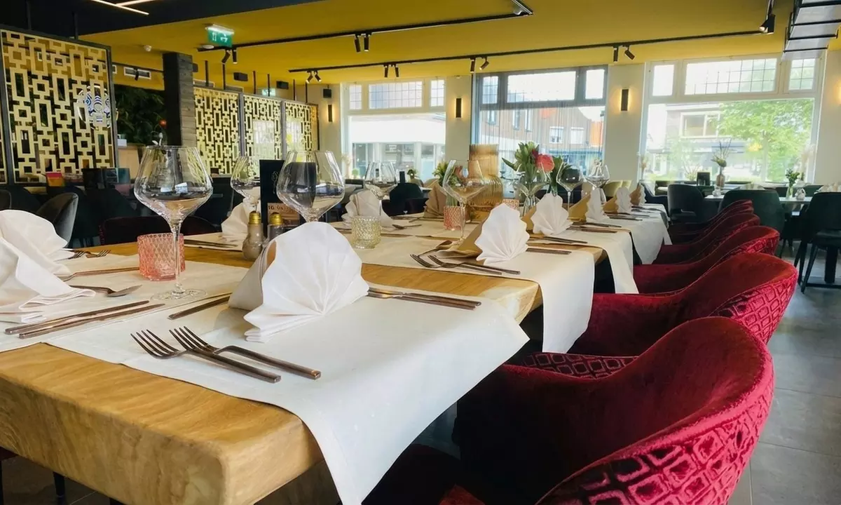 Uitgebreid ontbijt- of lunchbuffet in een historisch hotel