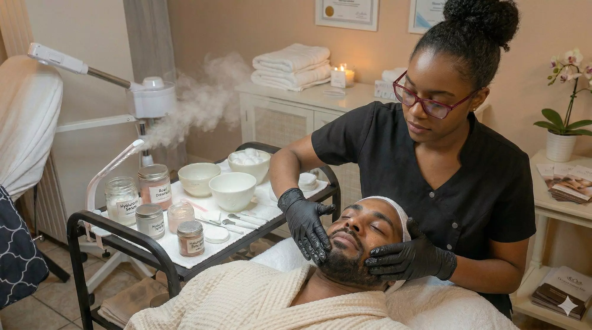 Relaxing Spa Services: Facials, Manicures, Pedicures & Back Facials