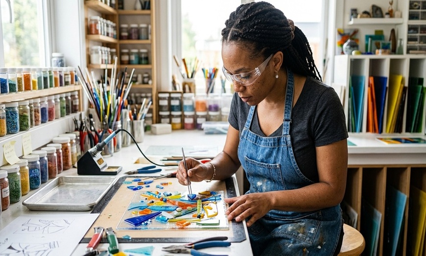 Image 2: Discover Your Creativity in Our Glass Workshops