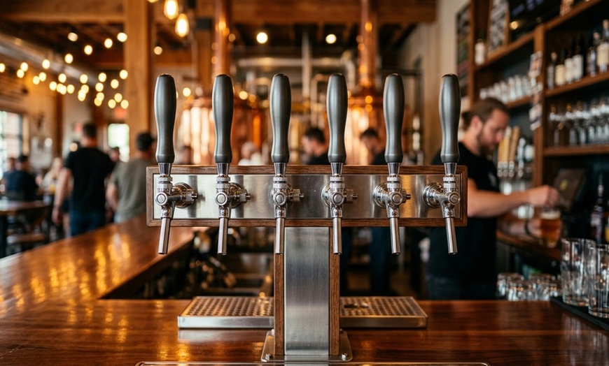 Image 2: Enjoy a Tasting Flight and Pint Experience for Any Group Size