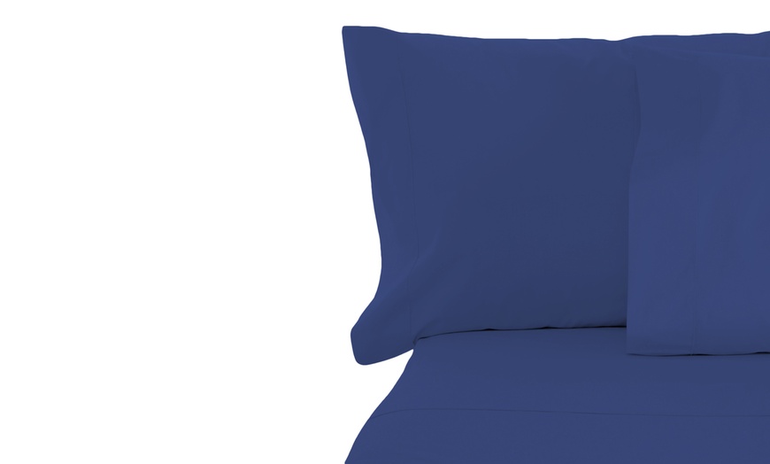 Image 18: 6 Piece 4 Pillowcases 1800 Series Cotton Feel Bamboo Cool Deep Pocket Sheet Sets