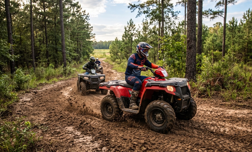 Image 4:  Get Dirty, Wild & Muddy! ATV Park Admission for 1, 2, or 4 People