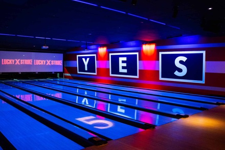 Two Hours of Bowling (Shoes Included) For 2 Guests - Lucky Strike