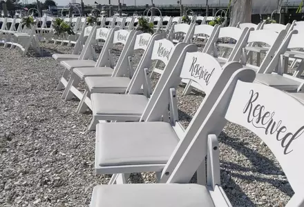 Outdoor Live entertainment during the Summer with Bar and Food overlooking Harbor