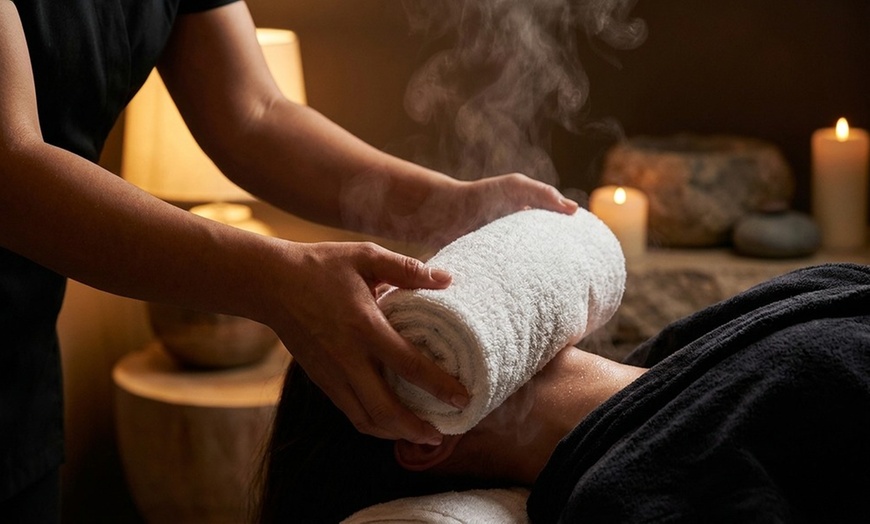 Image 5: Deluxe, Therapeutic, or Combo Body-Work Package with Essential Oil, Hot Towel, and Hot Stone Treatment. Save Up to 61%
