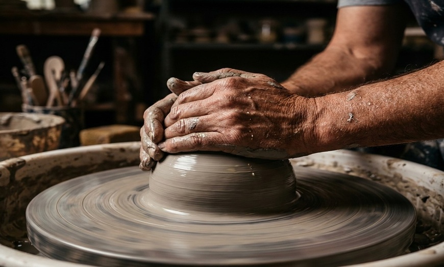 Image 8: Learn pottery skills with Weeknight Wheel Throwing Class for 1 