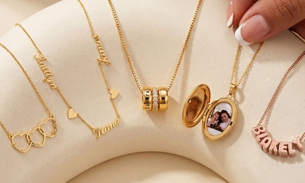 Personalized Necklace - 2-pack - Justyling