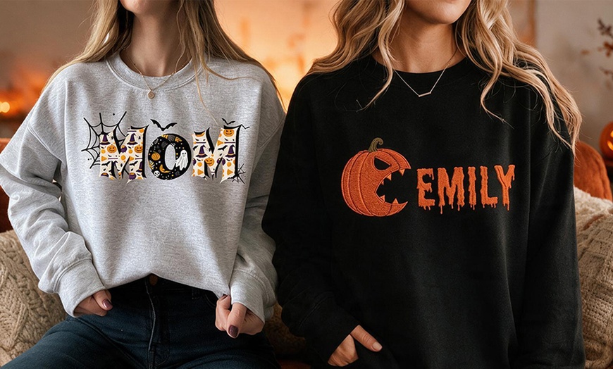 Image 14: Personalize a unisex hoodie for the perfect gift or stylish comfort!