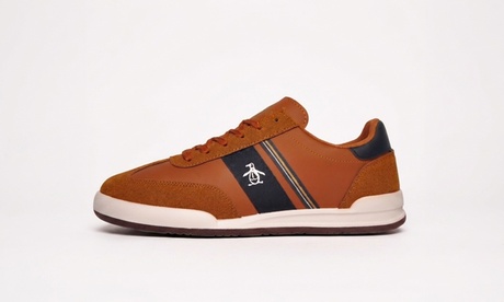 Original Penguin Men's Tan Gaz Legacy Ii Trainers - Size 10