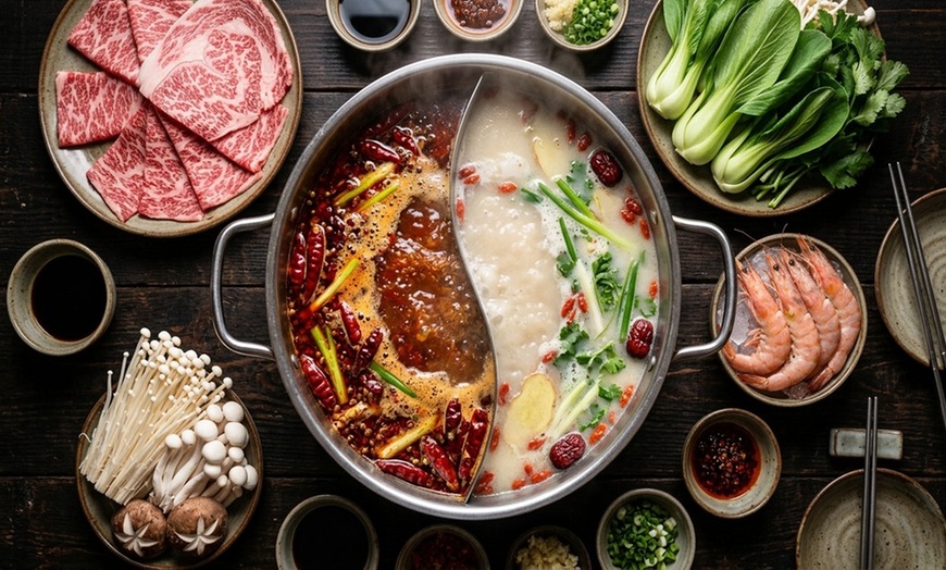 Image 2: Hot Pot and Drinks for Two or More Adults