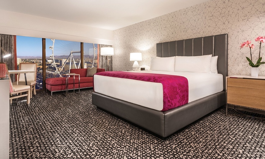 Image 16: Las Vegas Strip Casino Hotel with Pools and Wildlife Habitat
