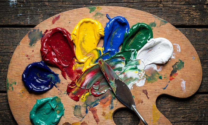 Image 4: Transform Blank Canvases into Masterpieces: 2.5-Hour Canvas Painting Class at Whet Your Palette (Up to 58% Off)
