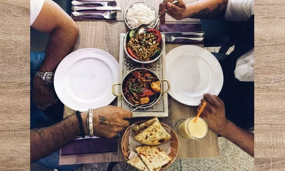 Indisches 2-, 3-, 4-Gänge-Menü für 1, 2 oder 4 Personen